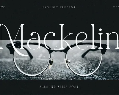 Mackelin font