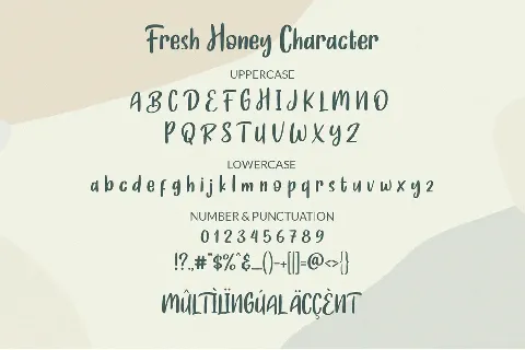 Fresh Honey font