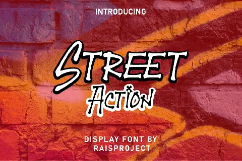 Street Action Demo font