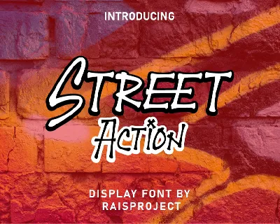 Street Action Demo font