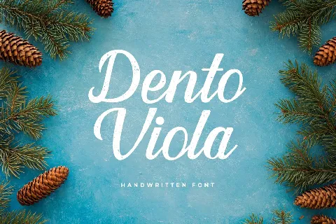 Dento Viola font