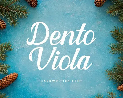 Dento Viola font