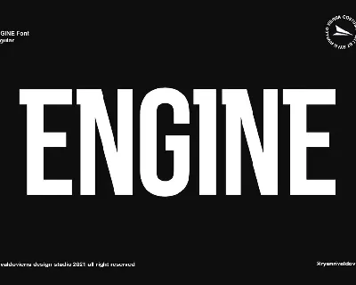 Engine font