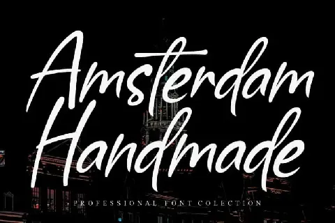 Amsterdam Handmade Script font