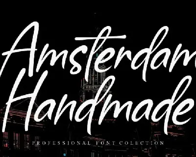 Amsterdam Handmade Script font