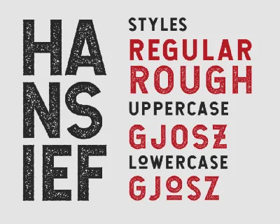 Hansief Typeface font