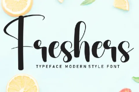 Freshers Script font