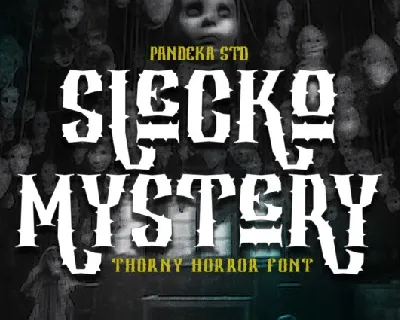 Slecko Mystery font