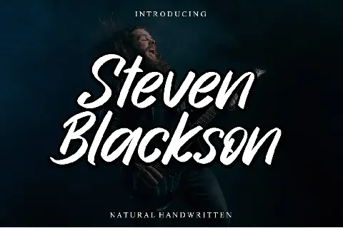 Steven Blackson - Personal Use font
