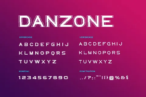 DANZONE font