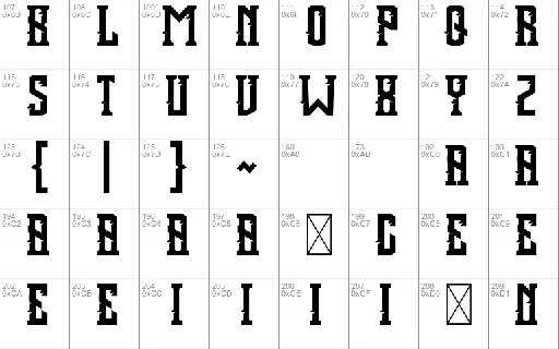 BLACK CITY font