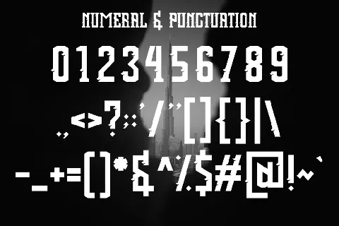 BLACK CITY font