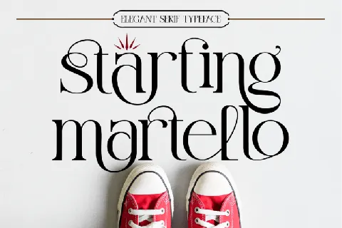 Starting Martello font