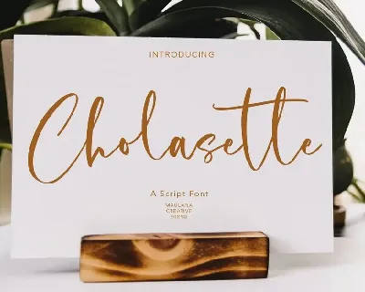 Cholasette font