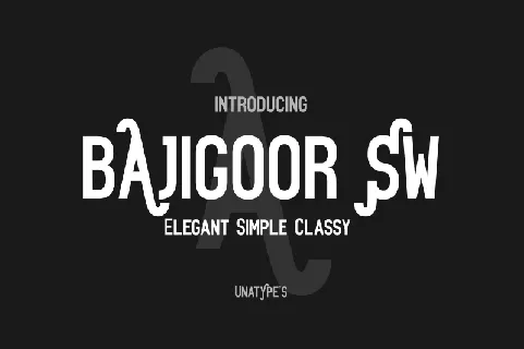 Bajigoor SW font