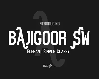 Bajigoor SW font