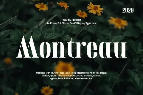 Montreau Serif font