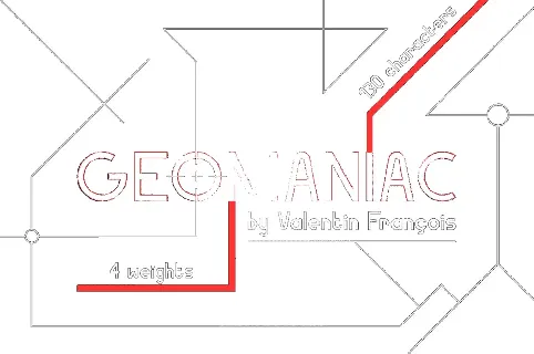 Geomaniac (free demo) font