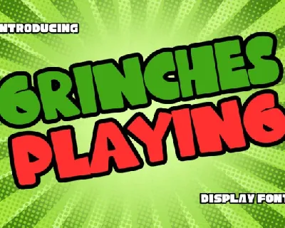 Grinches Playing font