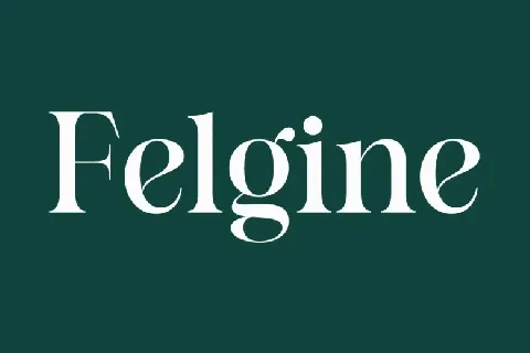 Felgine font