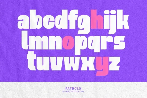 Fatbold font