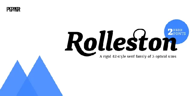 Rolleston Family font