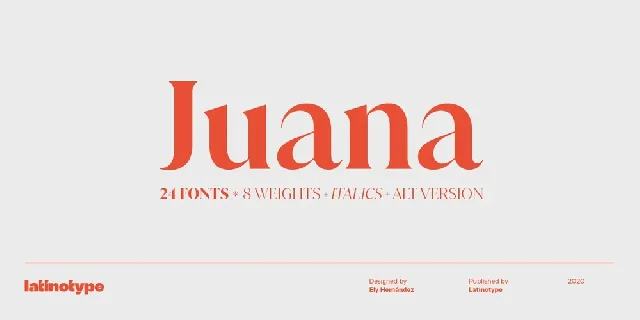 Juana Family font