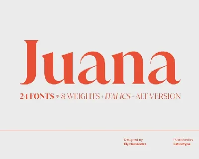 Juana Family font