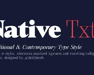 Native Txt font