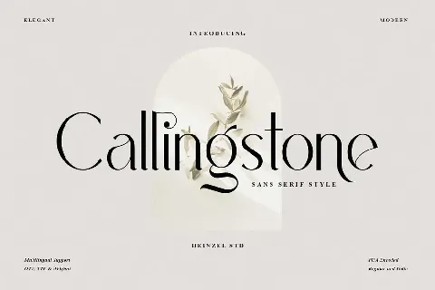 Callingstone font