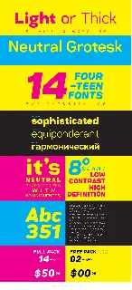 Neutral Grotesk Family font