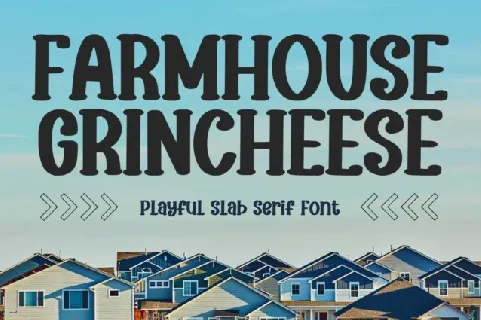 Farmhouse Grincheese font