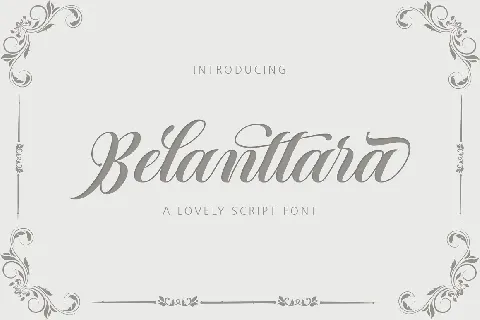 Belanttara font