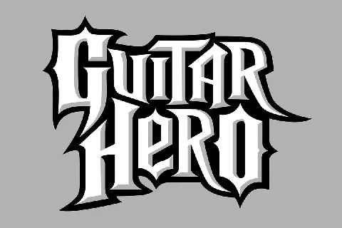 Guitar Hero font