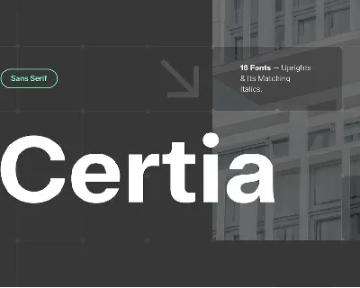 Certia font