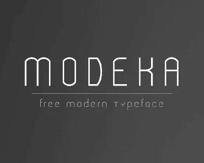 Modeka Free font