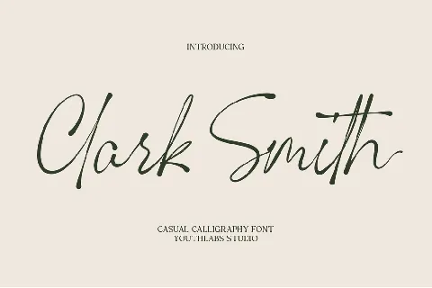 Clark Smith font