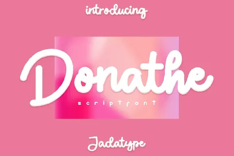 Donathe font