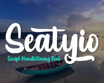 Seatyio Script font