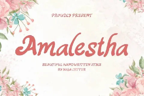 Amalestha font