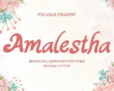 Amalestha font