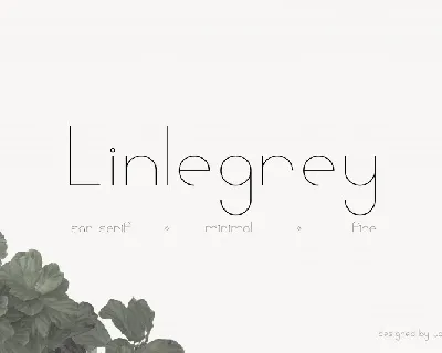 Linlegrey font