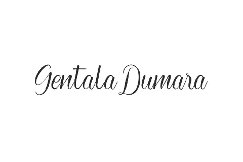 Gentala Dumara Demo font