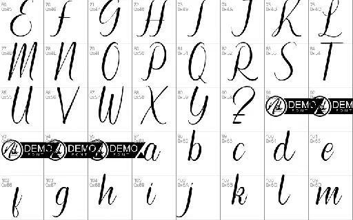 Gentala Dumara Demo font