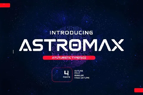 Astromax font