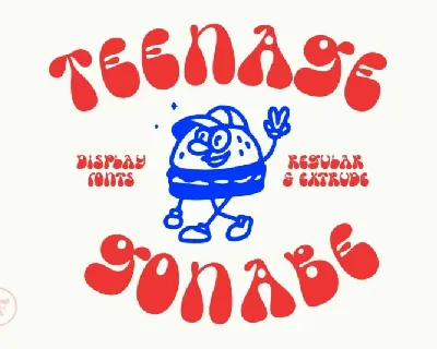 Teenage Gonabe font