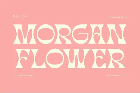 Morgan Flower font