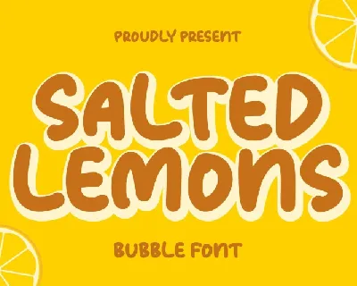 Salted Lemons font