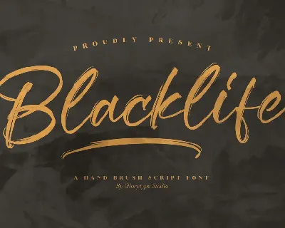 Blacklife font