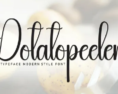 Potatopeeler Script font